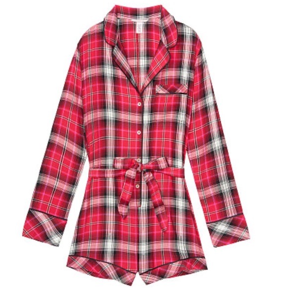NEW VS flannel sleep romper - Picture 2 of 3